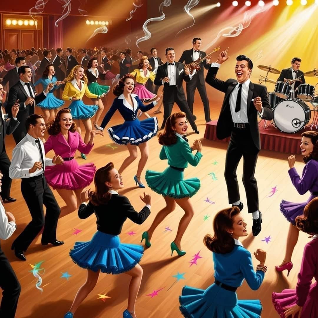 Danse groupe dessin 1